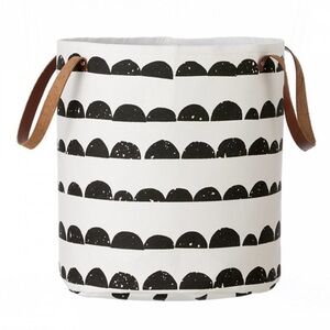 Fern Living Half Moon Basket, 14”x15.75”